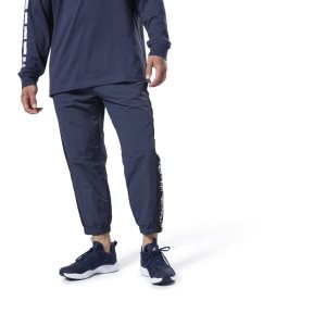 Reebok Meet You There 7/8 Jogger Hosen Herren - Navy - DE 637-XRU